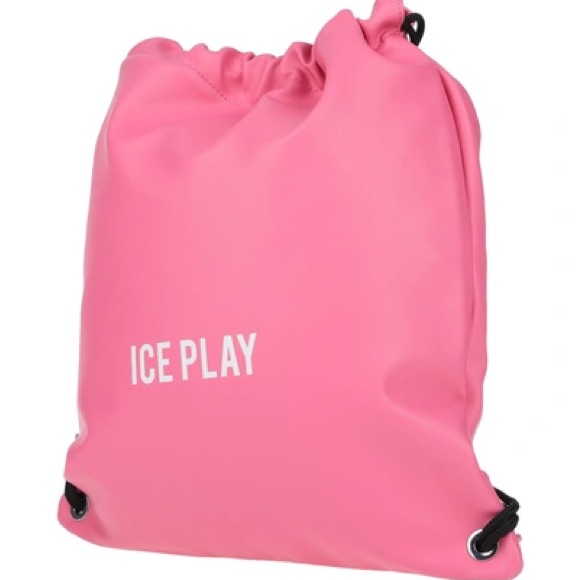 New Ice Play By Iceberg Fuchsia Pink Drawstring Backpack